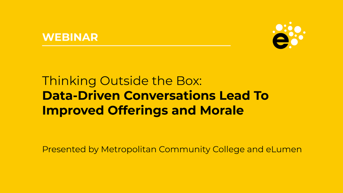 Thinking Outside the Box: Data-Driven Conversations Lead To Improved Offerings and Morale